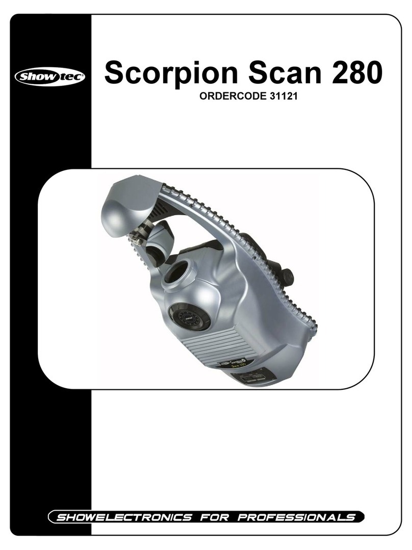 Show Tec Scorpion Scan 280 User manual