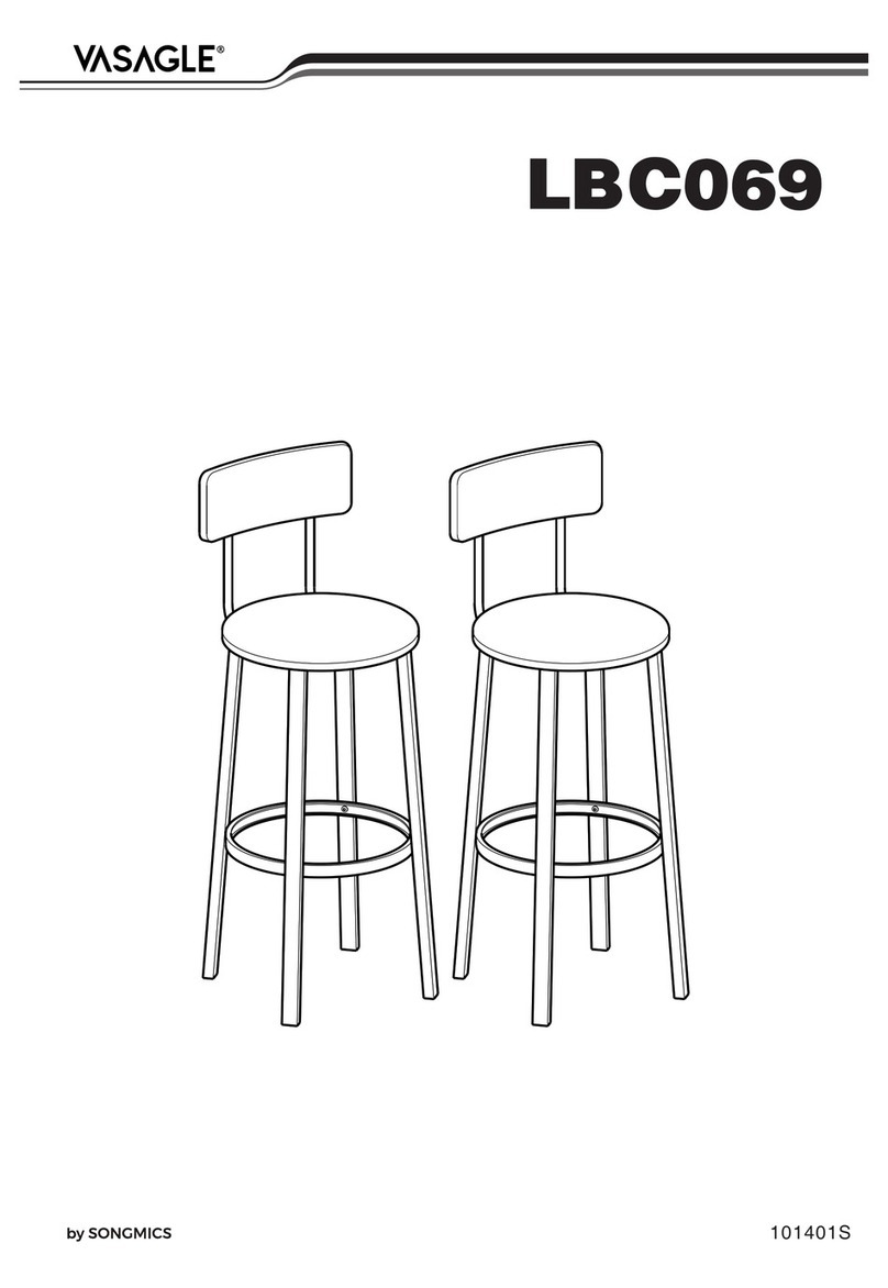 Songmics VASAGLE LBC069 quick start guide