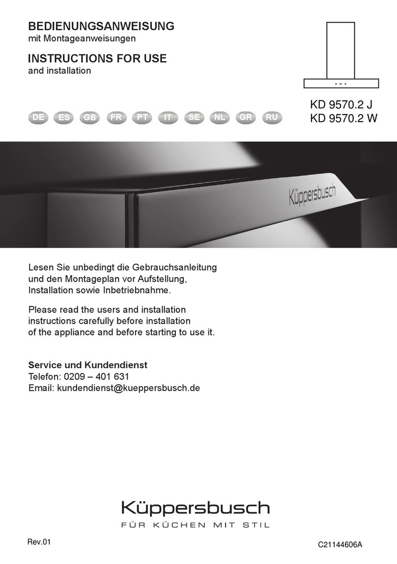 Küppersbusch KD 9570.2 J Operation manual