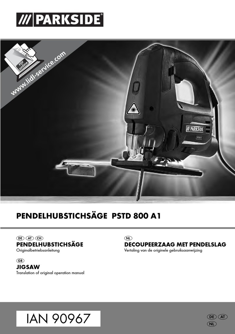 Parkside PSTD 800 A1 Owner's manual
