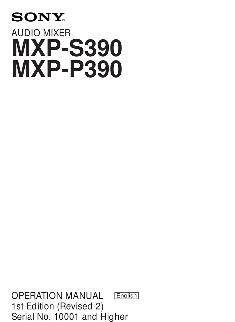 Sony MXP-S390 User manual