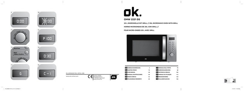 O.K. OMW 2221 DS user manual