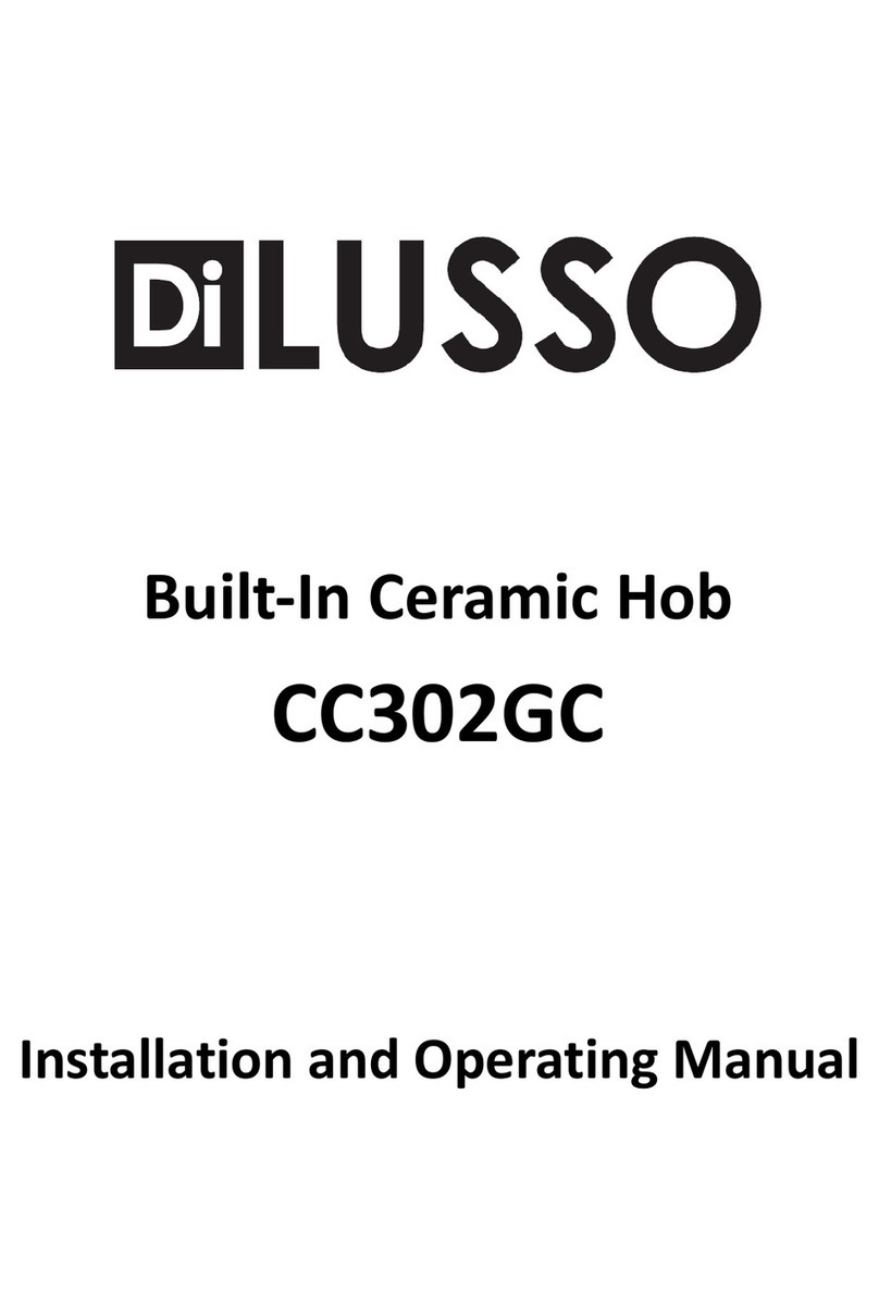 diLUSSO CC302GC Installation and operating manual diLUSSO CC302GC Installation and operating manual