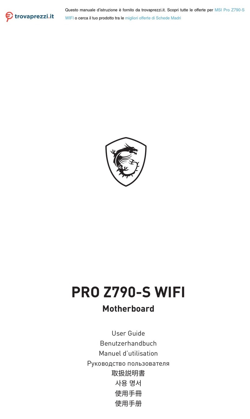 MSI PRO Z790-S WIFI user guide
