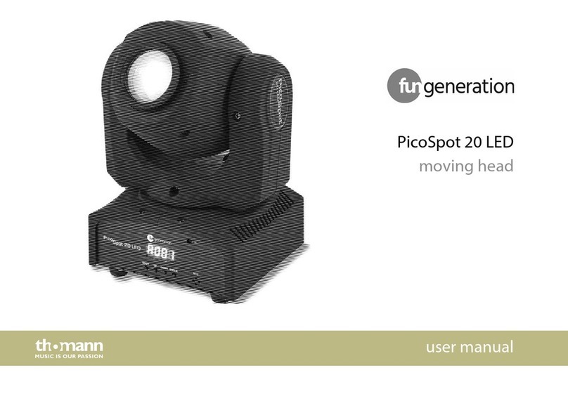 thomann fun generation PicoSpot 20 LED user manual thomann fun generation PicoSpot 20 LED user manual