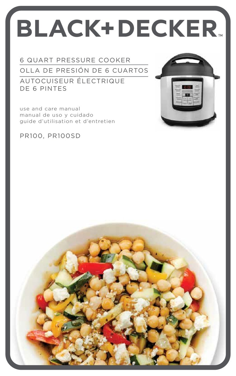 Black & Decker PR100SD use and care manual