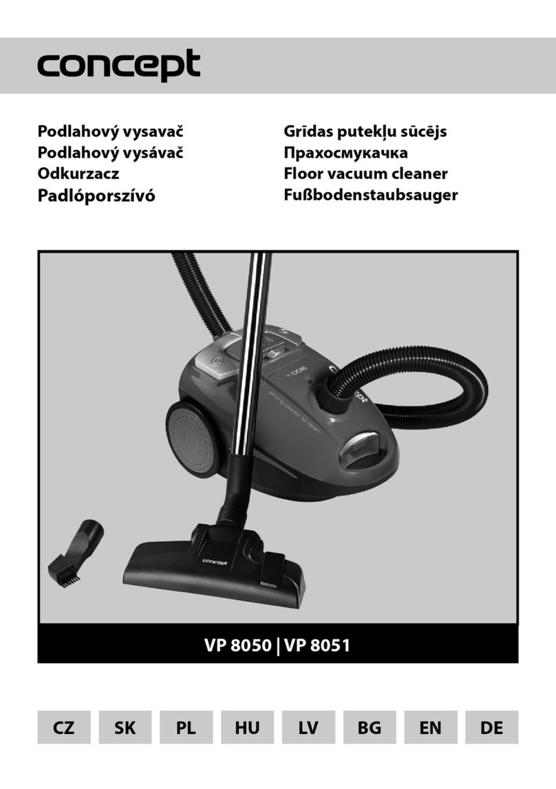 Concept2 VP 8050 User manual