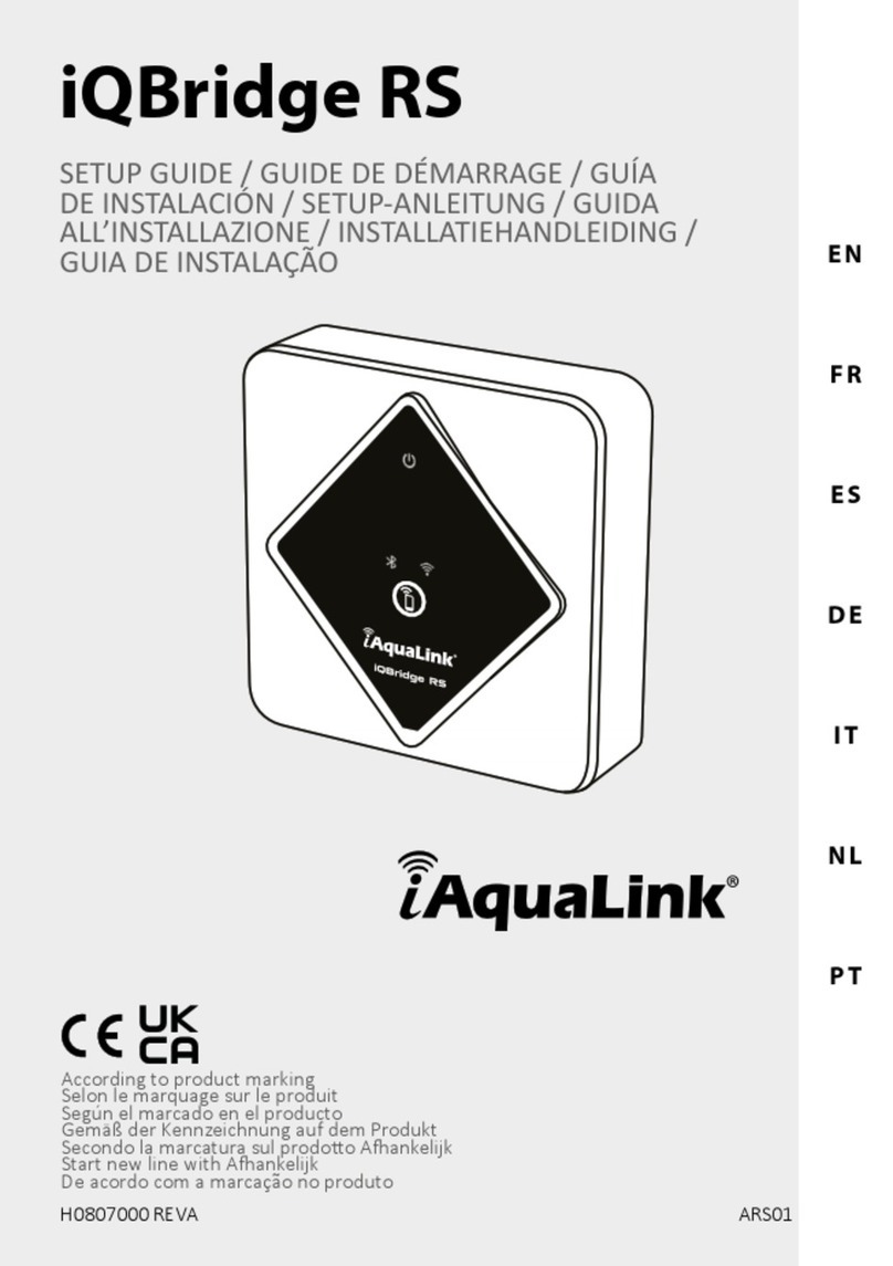 fluidra iAquaLink iQBridge RS Setup guide