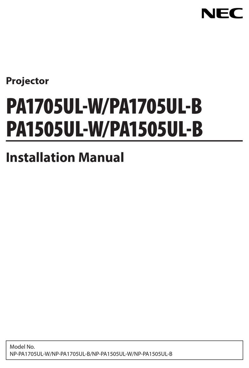 NEC PA1705UL-W User manual