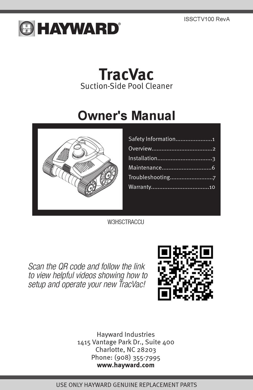 Hayward TracVac W3HSCTRACCU User manual