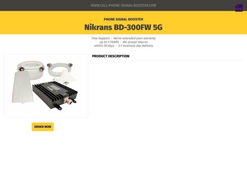 Nikrans BD-300FW 5G quick start guide