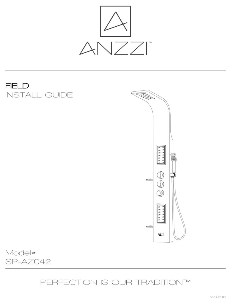 Anzzi FIELD SP-AZ042 User manual Anzzi FIELD SP-AZ042 User manual
