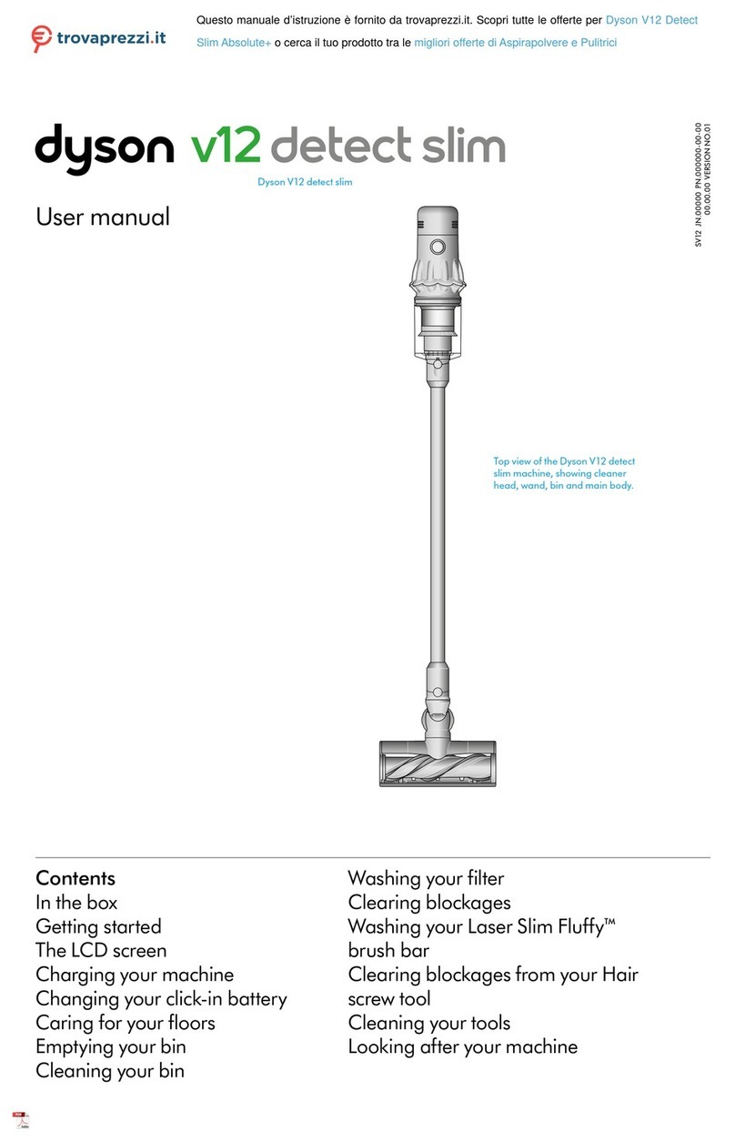 Dyson V12 Detect Slim Absolute+ User manual Dyson V12 Detect Slim Absolute+ User manual