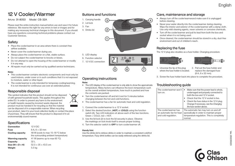 Clas Ohlson CB-32A quick start guide