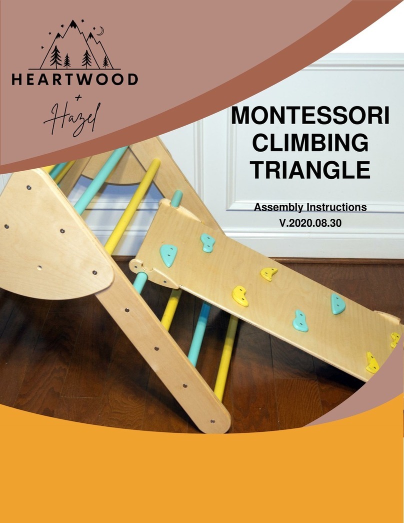 Heartwood Hazel MONTESSORI CLIMBING TRIANGLE User manual