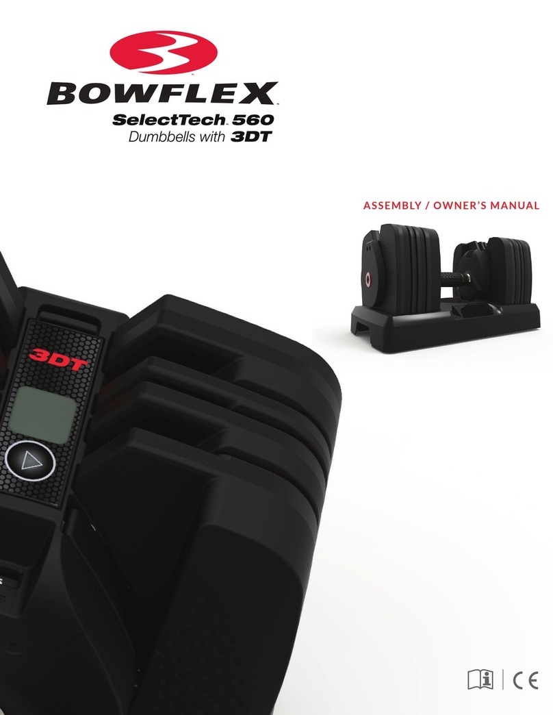Bowflex SelectTech 560i Installation and operating instructions