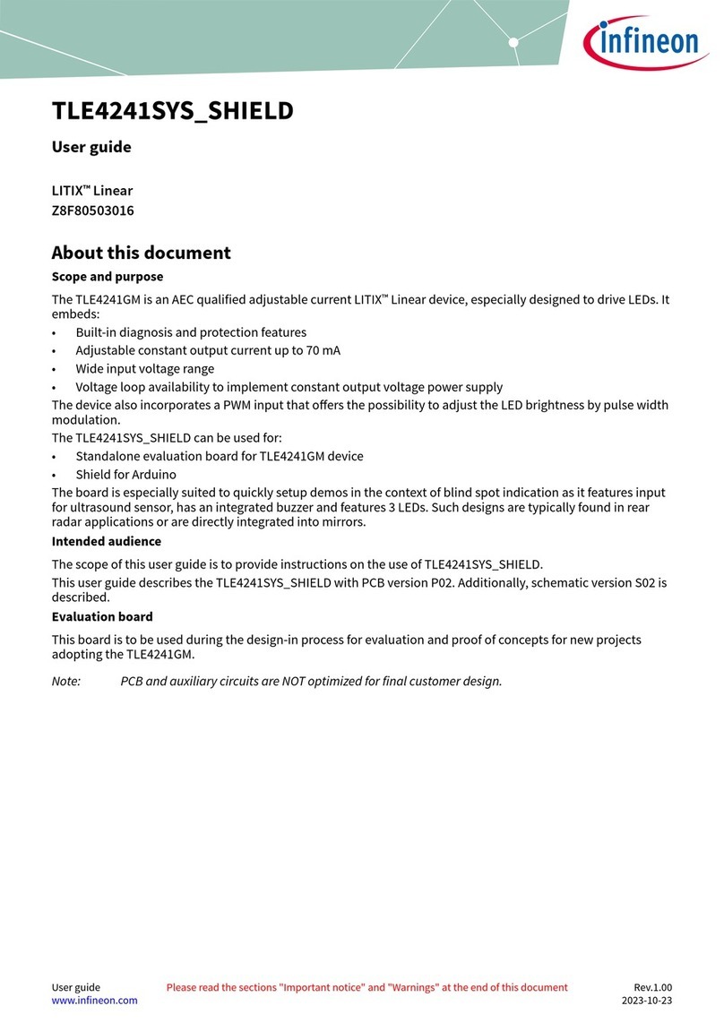 Infineon TLE4241SYS SHIELD user guide