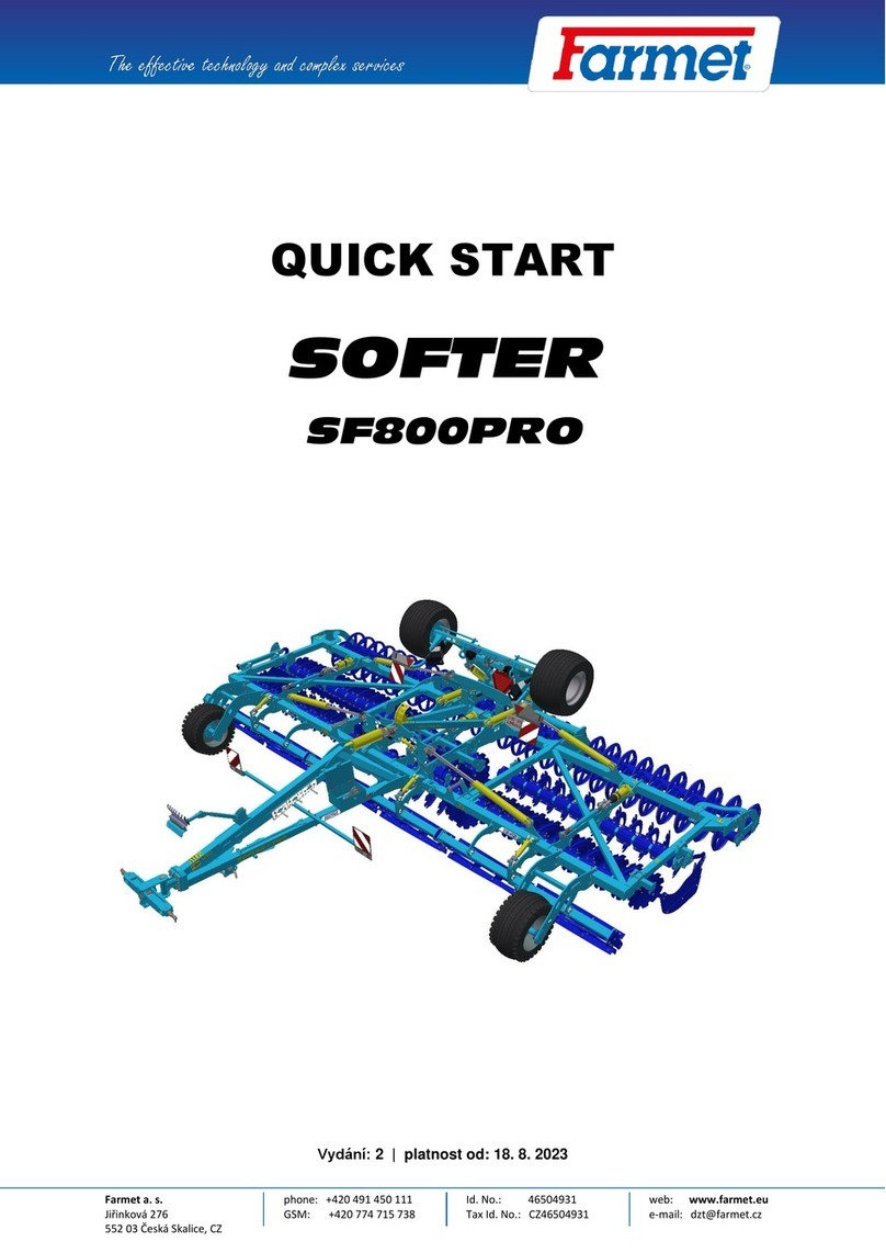 Farmet SOFTER SF800PRO User manual