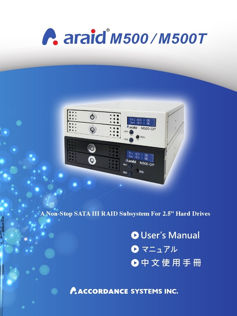 Accordance Systems ARAID M500 user manual