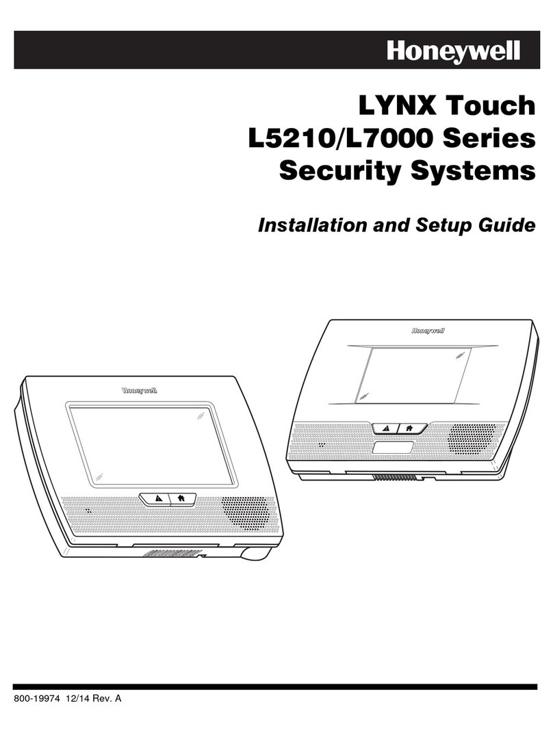 Honeywell LYNX Touch L5210 Series Assembly instructions
