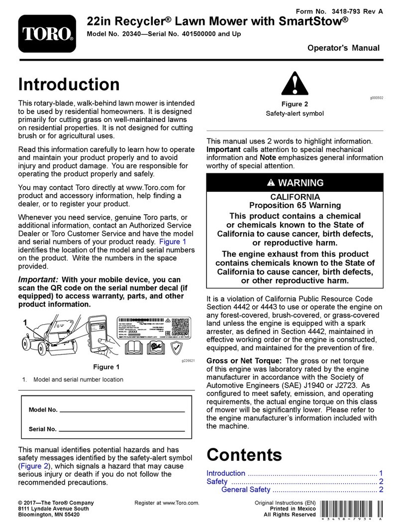 Toro 20340 User manual