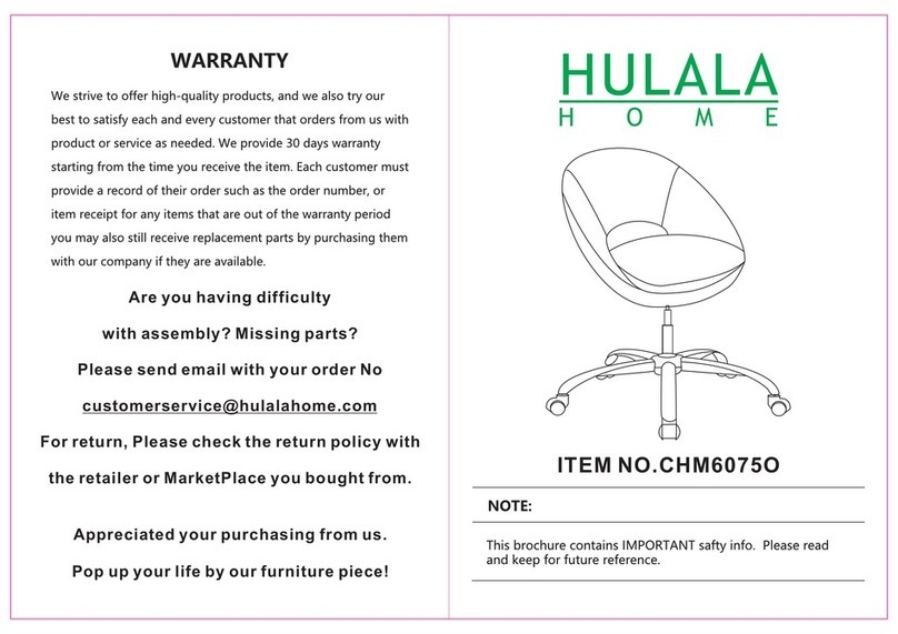 HULALA HOME CHM6075O User manual HULALA HOME CHM6075O User manual