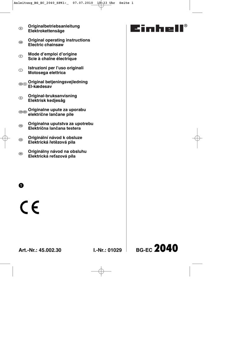 EINHELL BG-EC 2040 Original operating instructions