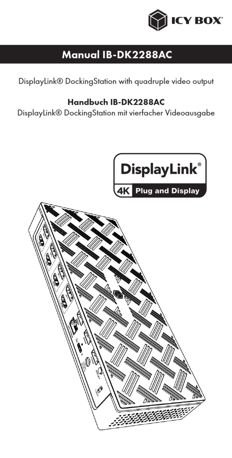 Icy Box DisplayLink IB-DK2288AC User manual