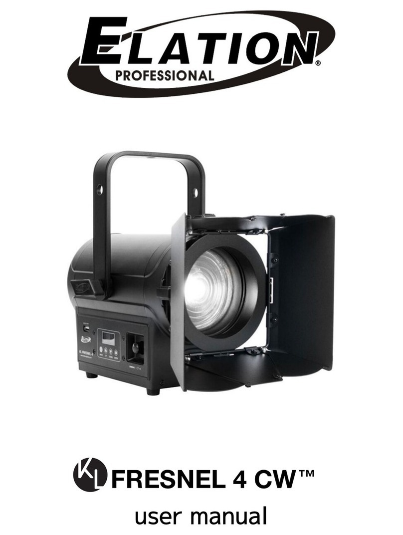 Elation KL FRESNEL 4 CW User manual