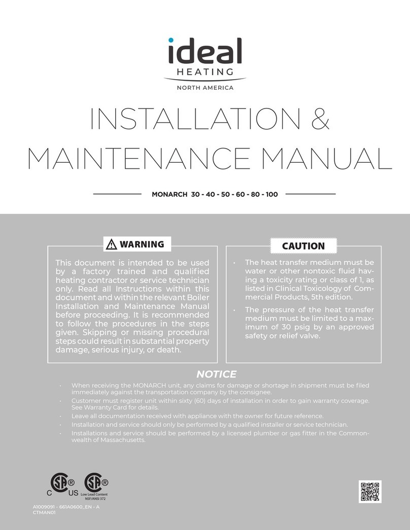 Ideal Heating MONARCH 30 Instruction Manual