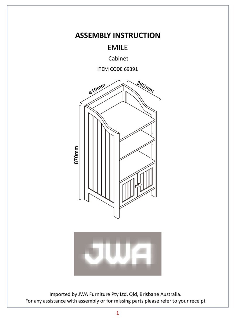 JWA EMILE 69391 Assembly instruction