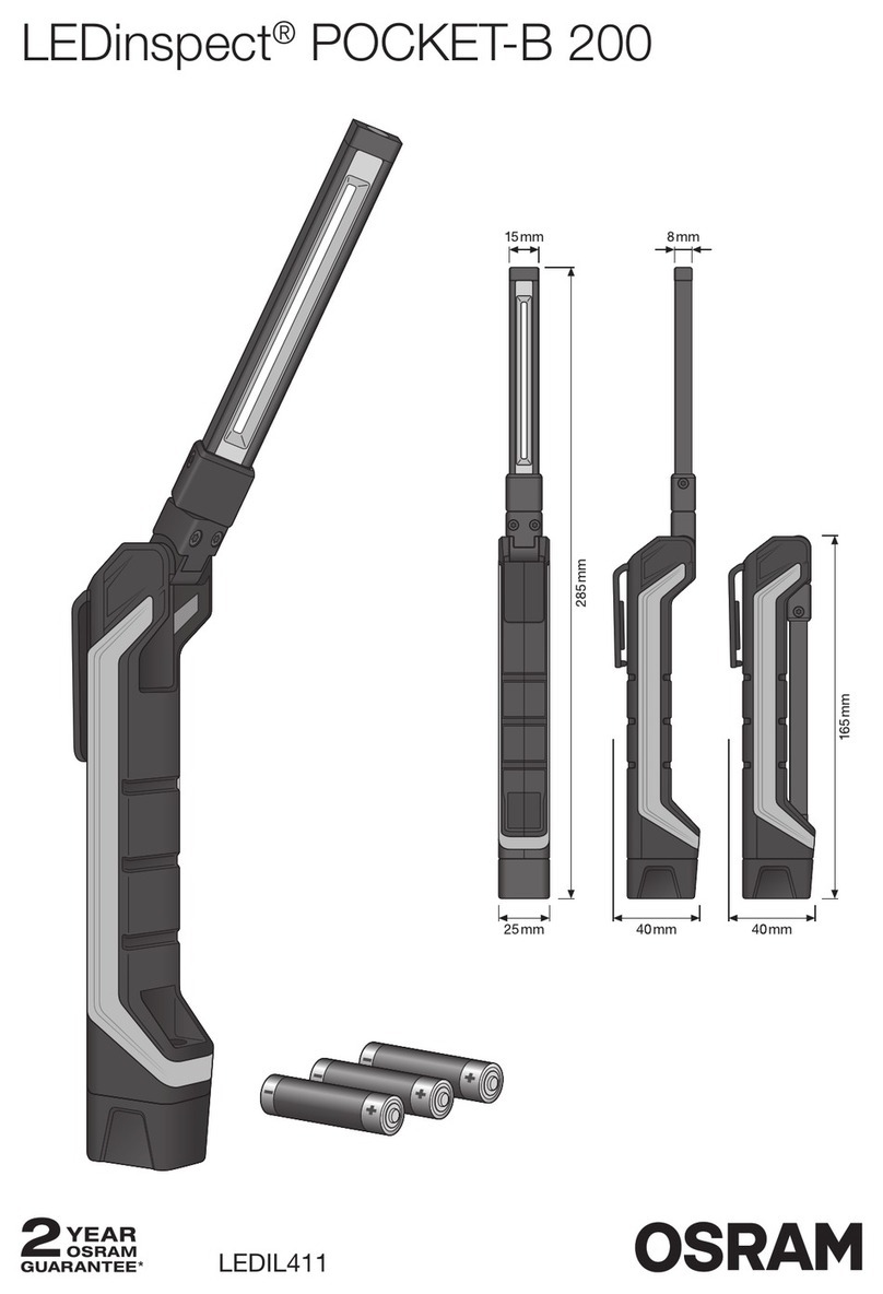 Osram LEDinspect POCKET-B 200 User manual Osram LEDinspect POCKET-B 200 User manual