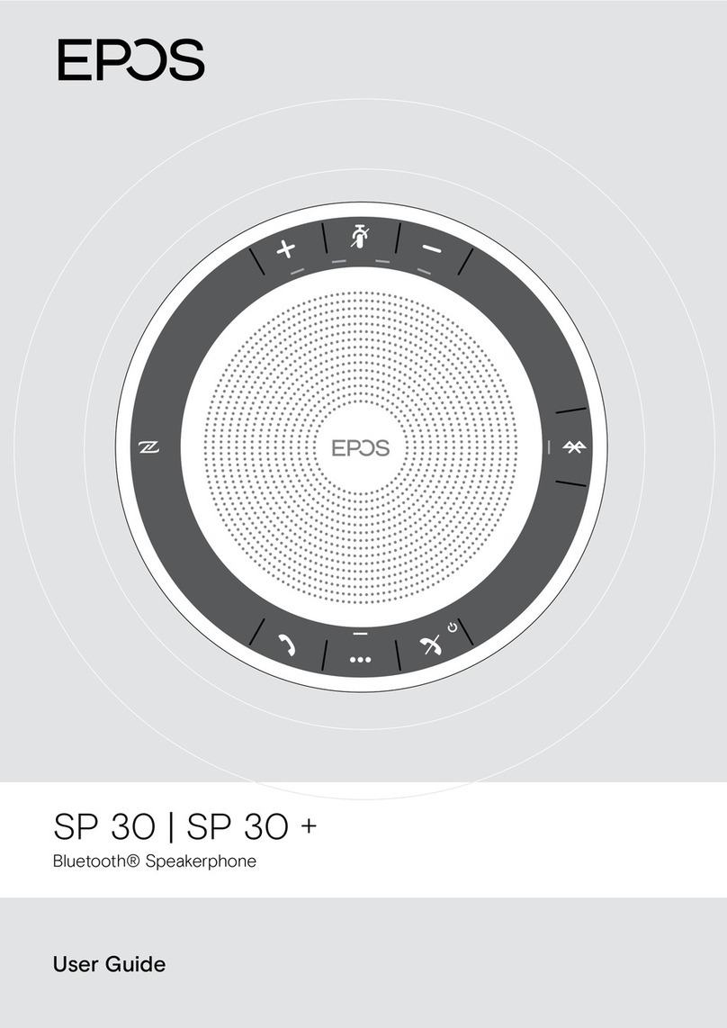 EPOS EXPAND SP 30+ User manual EPOS EXPAND SP 30+ User manual