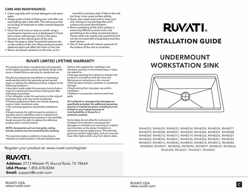 RUVATI RVH6222 installation guide RUVATI RVH6222 installation guide