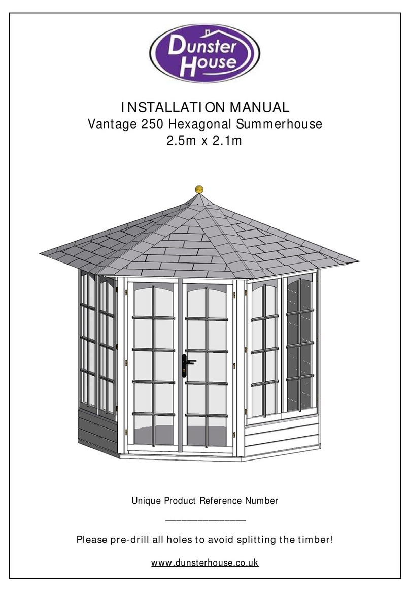 Dunster House Vantage 250 User manual