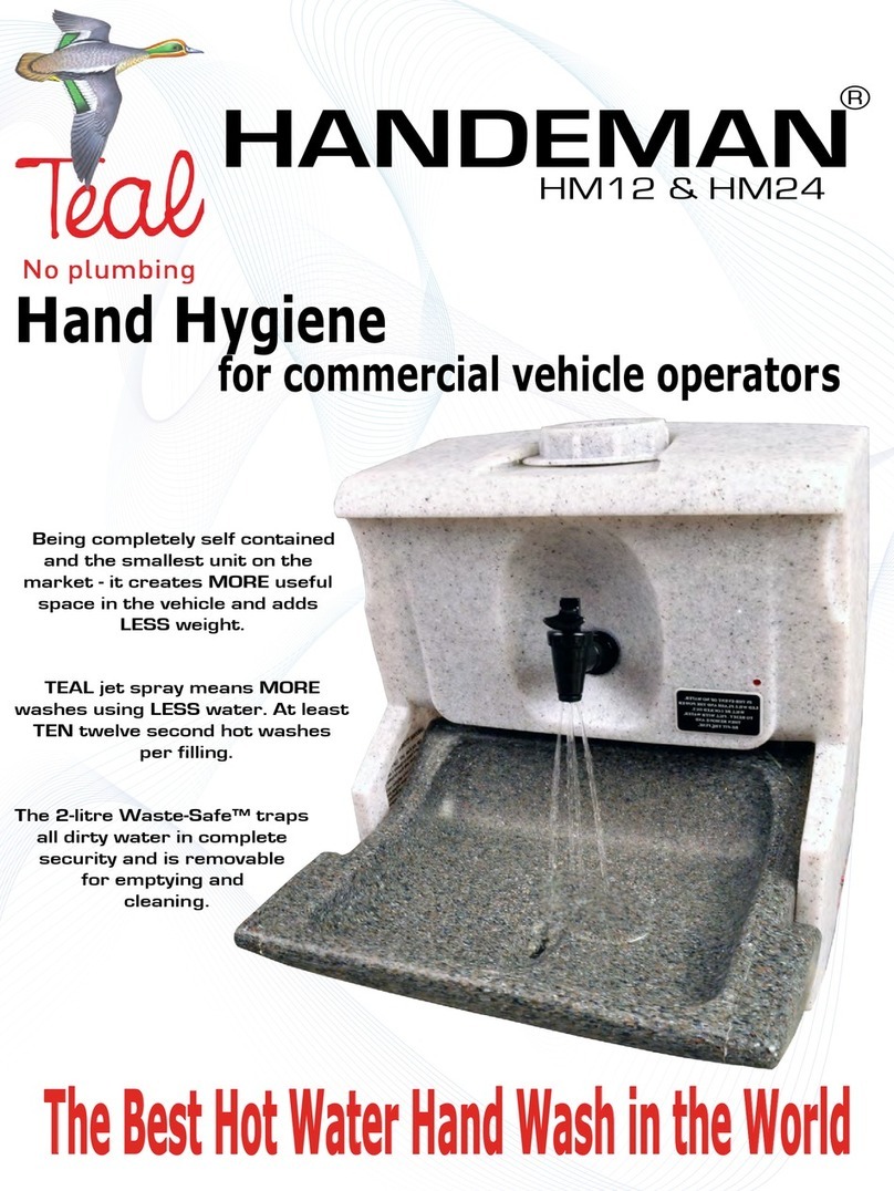 Teal HANDEMAN HM12 User manual