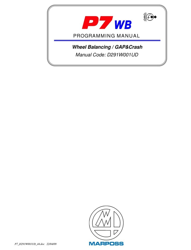 marposs P7WB Owner's manual