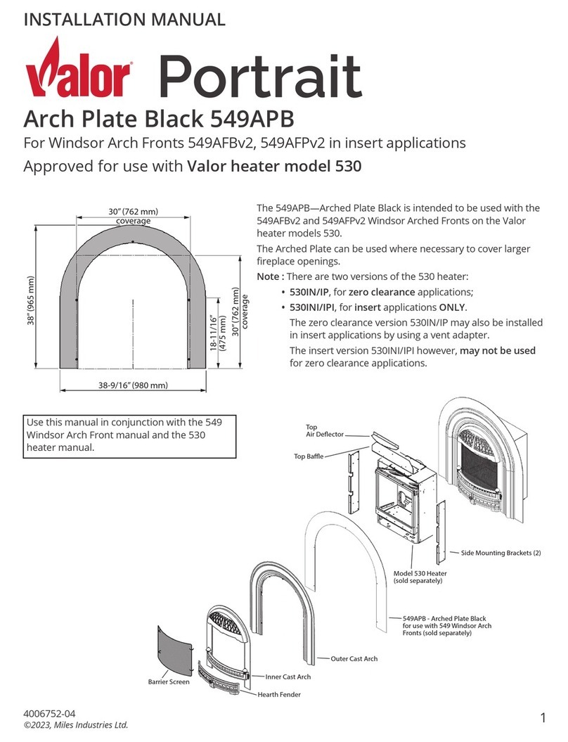 Valor Portrait 549APB User manual Valor Portrait 549APB User manual
