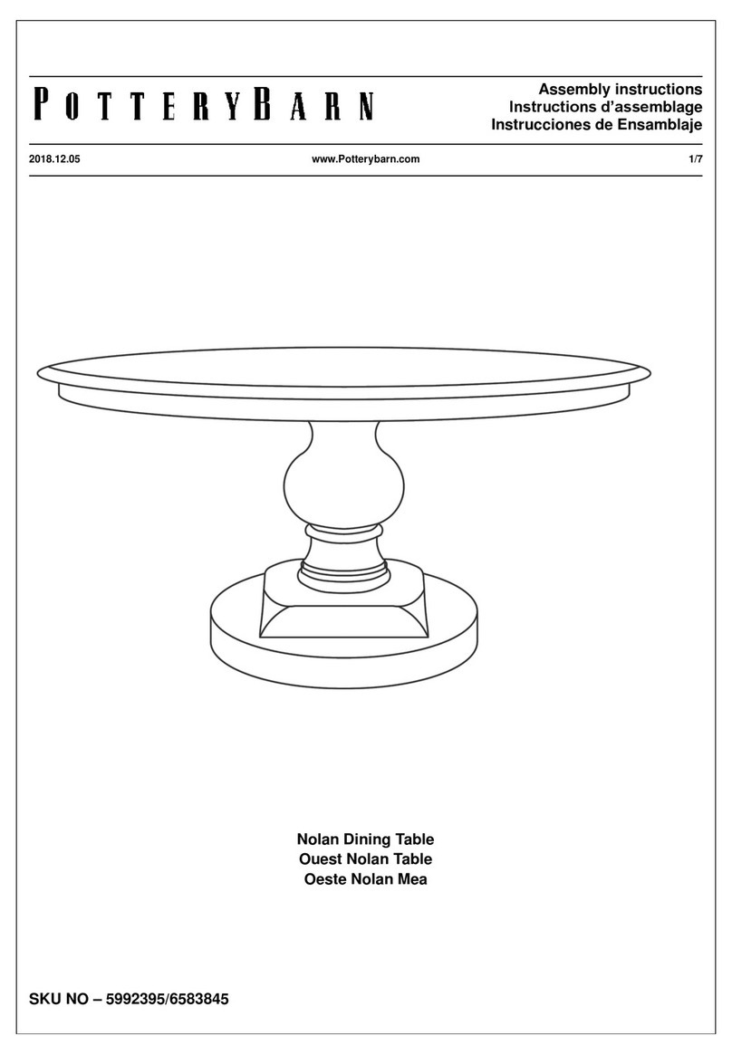 PotteryBarn Nolan 5992395 User manual PotteryBarn Nolan 5992395 User manual