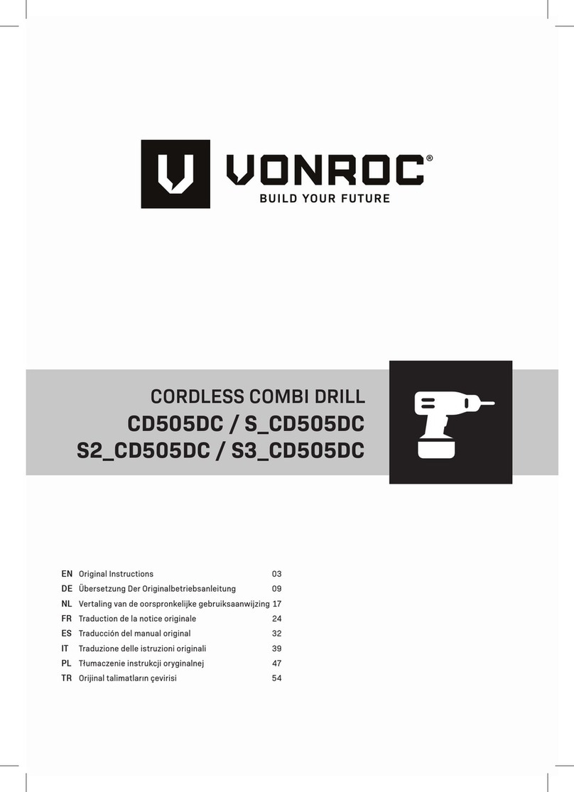 VONROC S2 CD505DC Original instructions