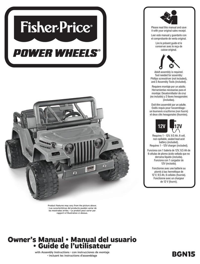 Fisher-Price POWER WHEELS BGN15 User manual