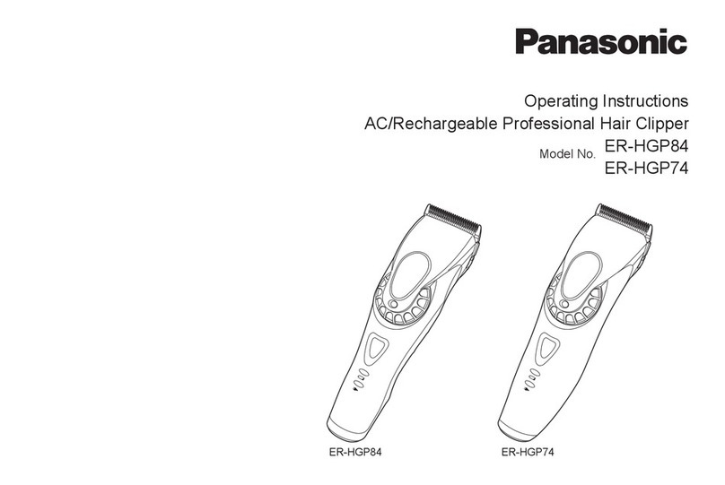 Panasonic ER HGP84 User manual
