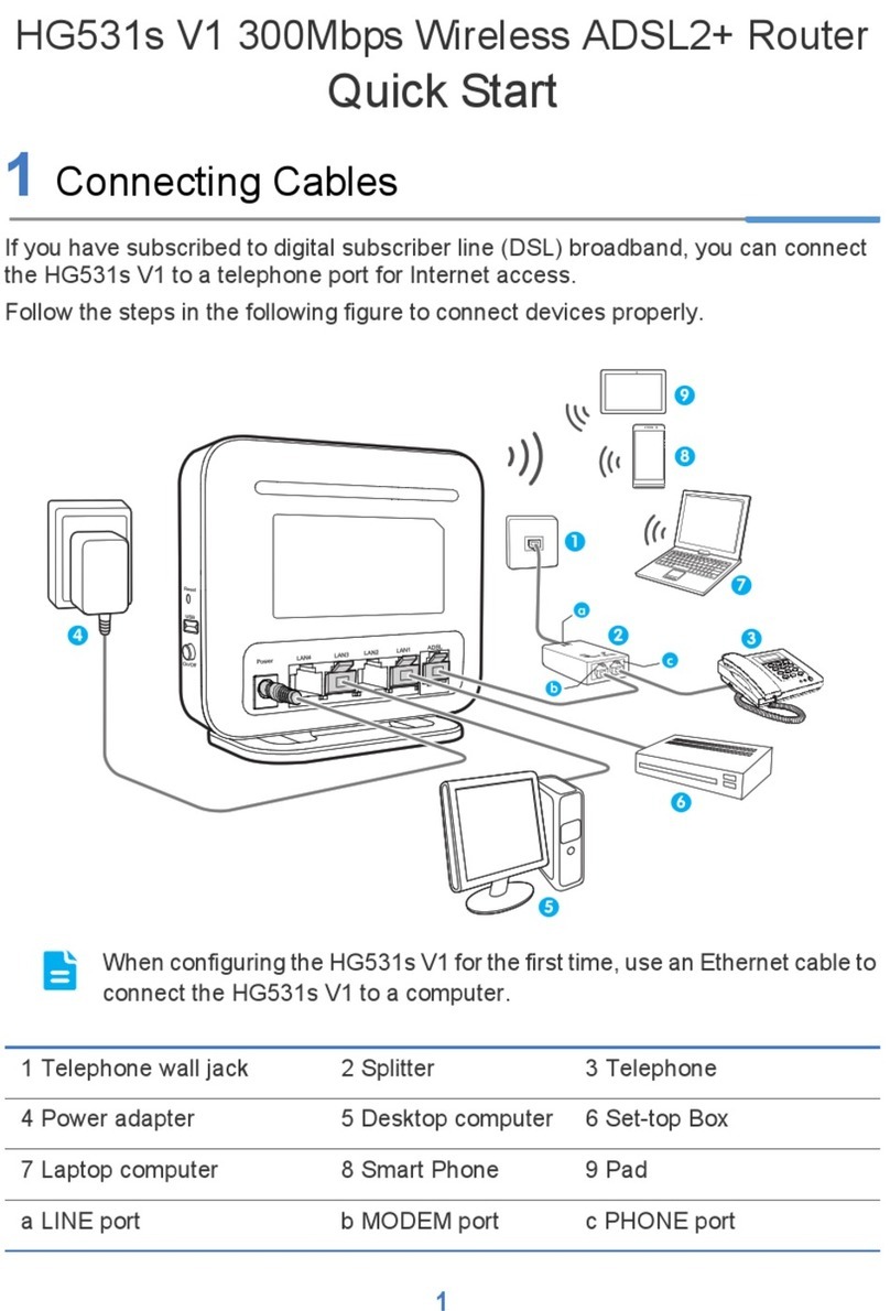 Huawei HG531s V1 User manual