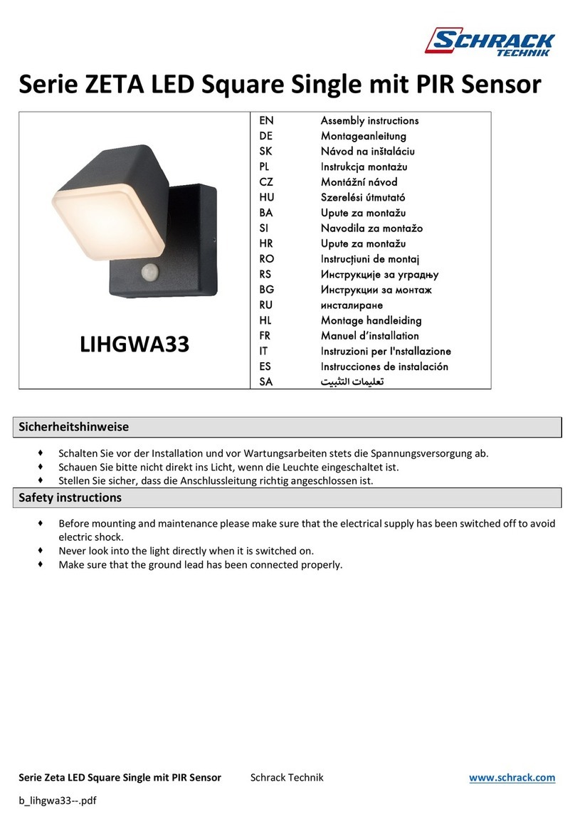 Schrack Technik ZETA LIHGWA33 User manual Schrack Technik ZETA LIHGWA33 User manual