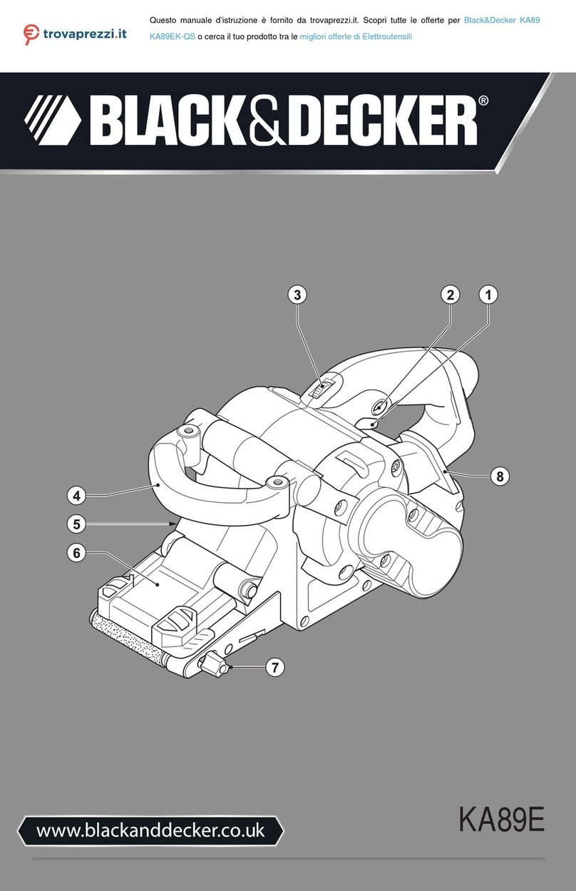 Black & Decker KA89 Original instructions