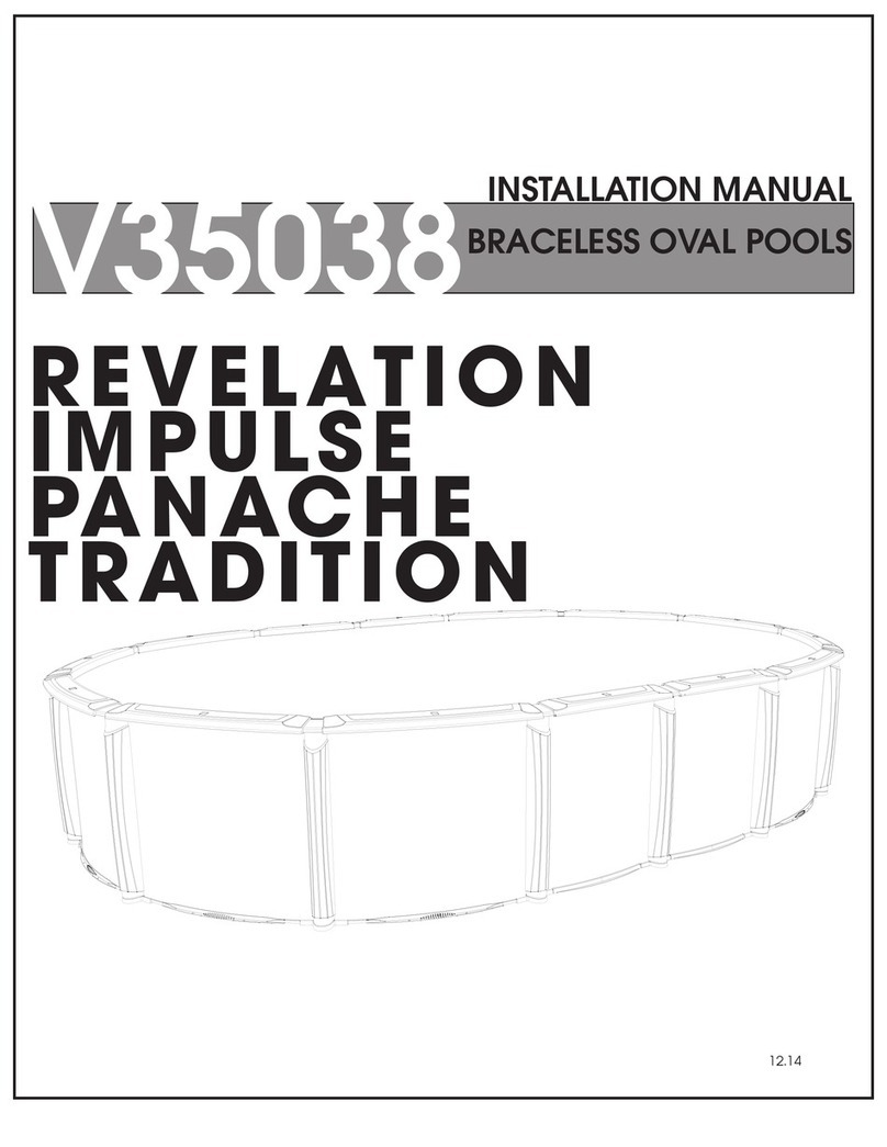 Piscine Solide V35038 installation manual