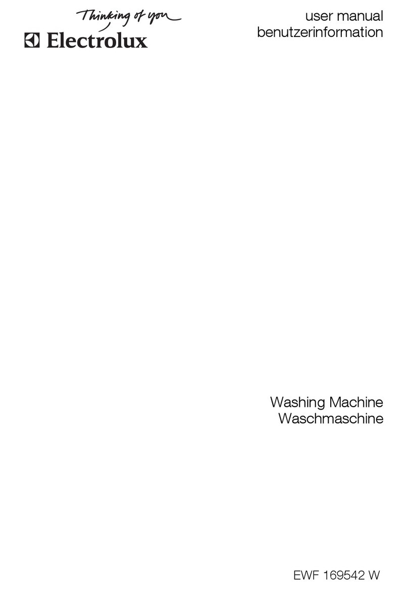 Electrolux EWF 169542 W user manual