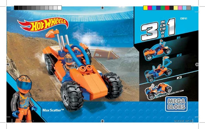 Mega Bloks HotWheels Max Scatter CNF41 quick start guide Mega Bloks HotWheels Max Scatter CNF41 quick start guide