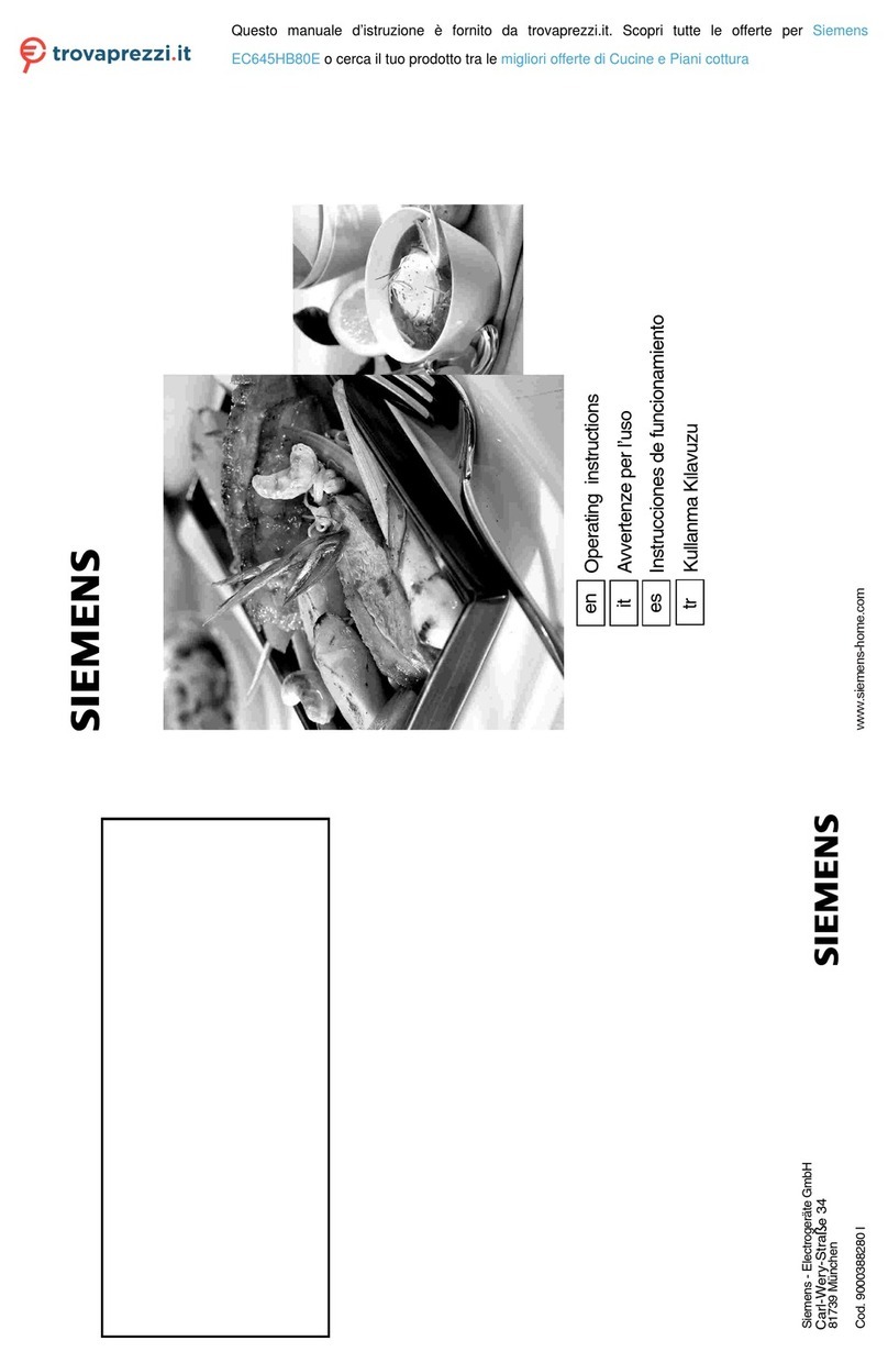 Siemens EC645HB80E User manual Siemens EC645HB80E User manual