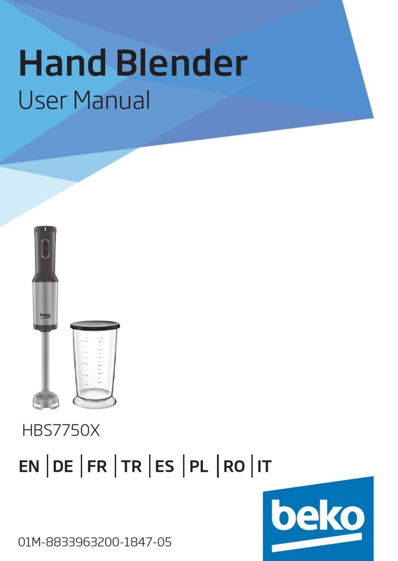 Beko 01M-8833963200-1847-05 User manual Beko 01M-8833963200-1847-05 User manual